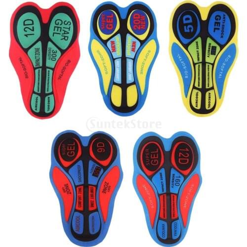 2pcs Anti-shock Mens Bike Bicycle MTB Cycling Underwear Shorts Gel Padded Pad