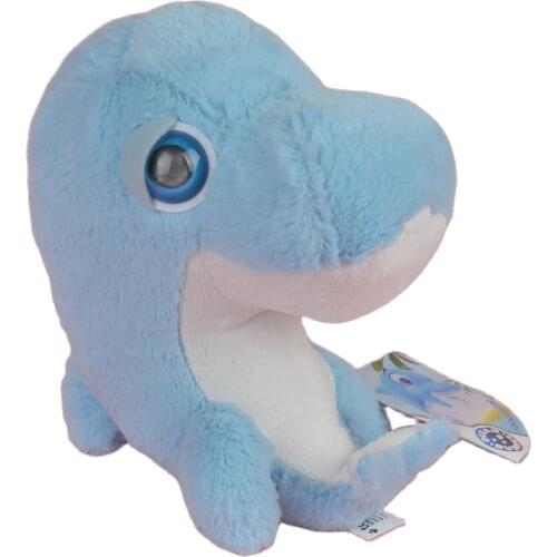 25cm Blue Color Big Eyes Dolphin Stuffed Plush Toy Soft Doll SEA Animals Girls Baby Kids Birthday Gift