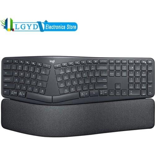 Logitech ERGO K860 2.4G Wireless Keyboard Bluetooth Dual Mode Ergonomic Split Keyboard