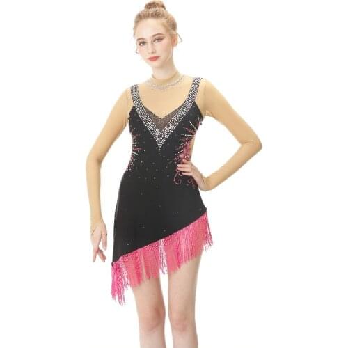 BHZW Custom Figure Skating Dress Graceful New Brand Figure Skating Dress For Competition