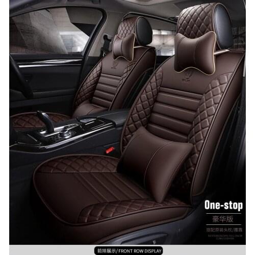 TO YOUR TASTE auto accessories leather car seat covers for Hyundai Matrix Veracruz Equus Genesis Rohens Veloster easy cleaning