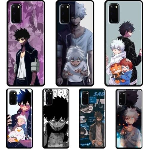 My Hero Academia Dabi BNHA Anime Case For Samsung Galaxy S21 Ultra S8 S9 S10 Plus Note 9 10 Note 20 Ultra S20 FE Back Cover