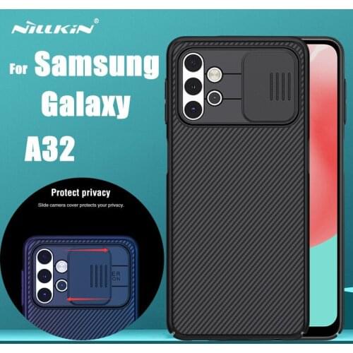 For Samsung Galaxy A32 5G Case NILLKIN CamShield Case Slide Camera Cover Protection Back Cover