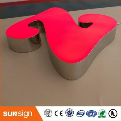 Wholesale epoxy resin LED illuminated letters Factory Outlet Outdoor metal letter lights