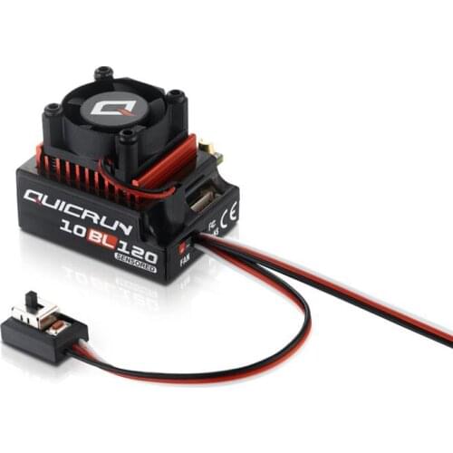 Hobbywing QUICRUN 10BL120 Sensored 120A / 10BL60 Sensored Brushless ESC Speed Controller For 1/10 1/12 RC Mini Car