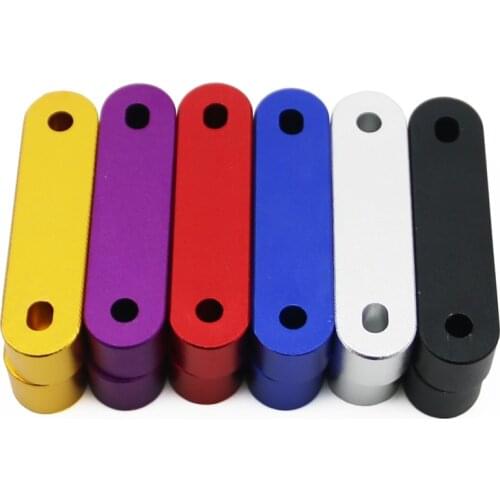 JDM Car Billet Aluminum Racing Hood Vent Spacer Risers 4pcs Fender Washer For Honda Civic 92-95 EG / 96-00 EK For Acura Integra