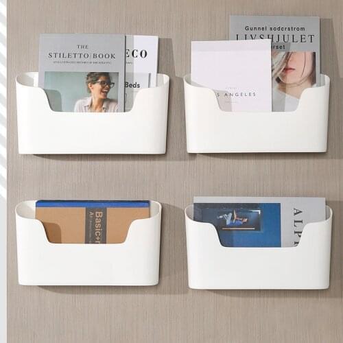 1pc Wall Hanging Storage Box Cosmetics Shower Gel Cabinet Door Seasoning Storage Box Japanese style Home Storage Rack Fashion