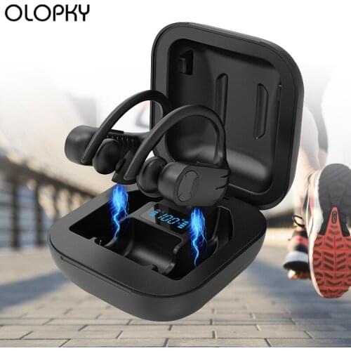 New Wireless Bluetooth Headset TWS 5.0 Sports Bluetooth Noise Reduction Headset With Digital Display Charging Compartment 8D