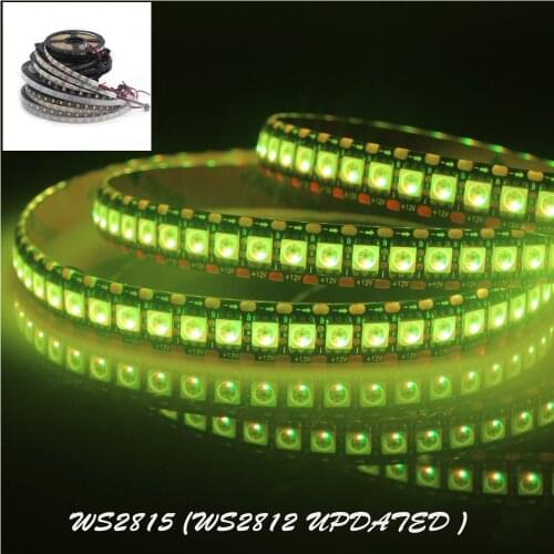WS2815 (WS2812B WS2813 Updated) RGB LED Pixels Strip Light Individually Addressable Tape Light Dual Signal IP30 65 67 DC12V