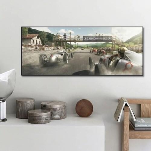 Stoned To Life Racing Car Poster Canvas Painting Print Hoom Decor Wall Art Picture For Living Room Home Decoration Frameless