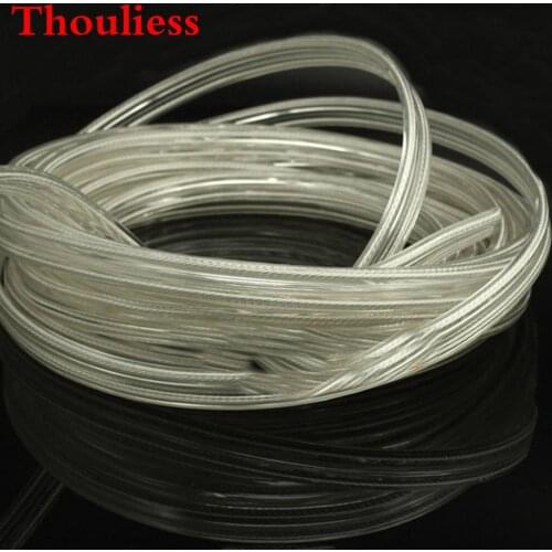 Thouliess HIFI Audio 7N OFC AMP DVD CD VCD Player Speaker Audio Interconnect Cable Hi-End Silver Audio Cable