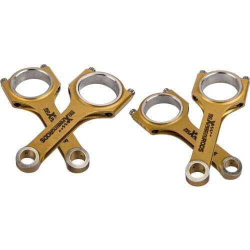 Titanizing Connecting Rods ARP2000 Bolt For VW Golf mk5 mk6 mk7 1.4T EA211 For Skoda Octavia Rapid Superb Conrod For Audi A3 A4