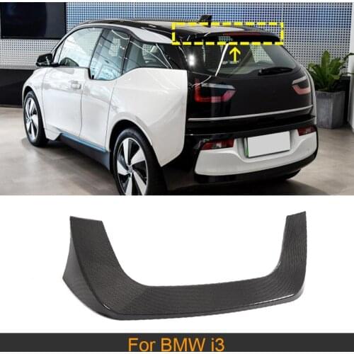 Carbon Fiber Rear Roof Boot Lid Wing Spoiler for BMW i3 2014 - 2020 Car Rear Tail Roof Spoiler Wing Lip