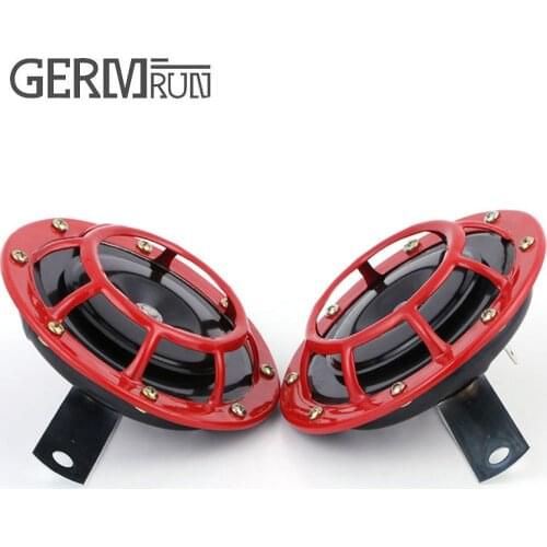 2 pcs 12v/24v 115DB tuning disc horn high quality high-low tone trumpet for any car,truck,motorcycle