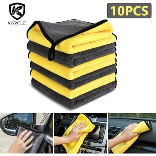 3/5/10pcs 800GSM Car Detailing Cloth Car Wash Microfiber Towel Car Cleaning Drying Cloth Care Car WashTowel Never Scrat 30*30/60