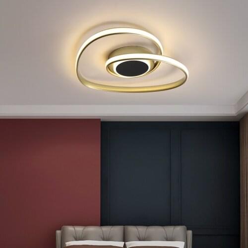 Aluminum LED Chandelier For Foyer Kitchen Bedroom Dining Room Living Room Villa Office Restaurant Hall Indoor Simple Home Lamps