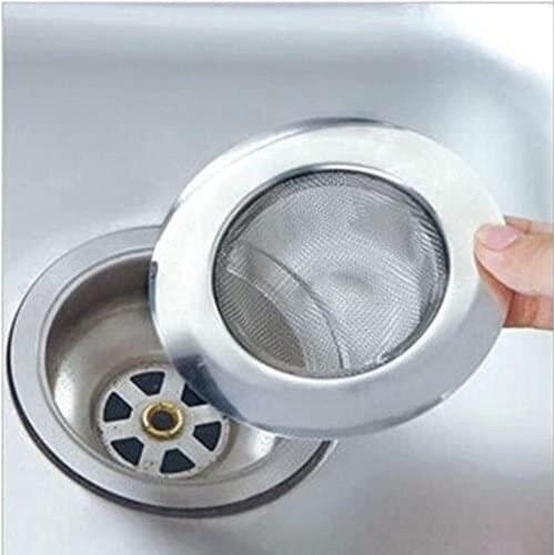 1pcs Household Stainless Steel Sink Filter Pool Bathtub Bathroom Sewer Floor Drain Kitchen Anti-clog Slag Strainer Accessories