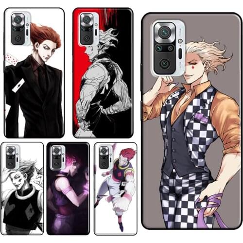 Hisoka Hunter X Hunter Manga Case For Xiaomi Redmi Note 10 Pro 7 8 9 Pro Note 9S 8T Cover For Redmi 9 9A 9C 9T 7A 8A