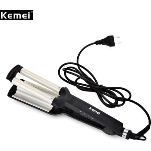 Kemei Roll Style Electric Hair Curling Wand Hairstyles Tools Hair Care & Styling Curling Irons Hair Iron 220v