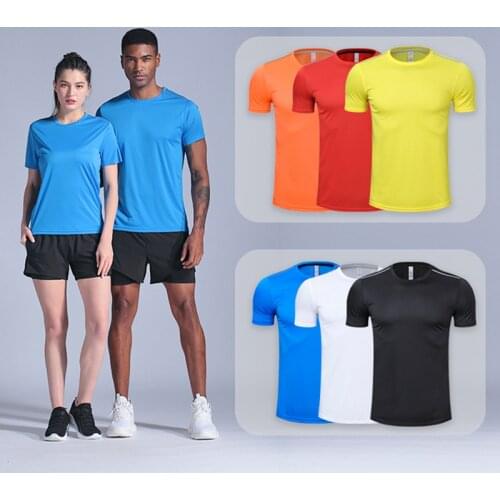 NEW High Quality Men Women Kids Running T-Shirt Reflective Strip Quick Dry Fitness Gym Kits Sport Shirts Girls Boy Yoga Clothing