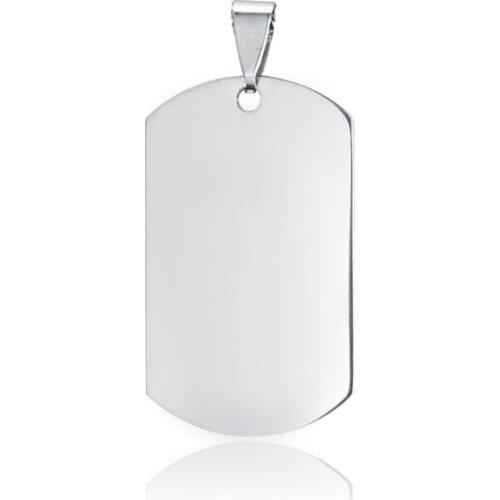 Anti-lost 100%Stainless Steel Dog Military Army Name Id Tag Plates Pet Jewelry Collar Pendant Free Shipping Engraved Dog Tag