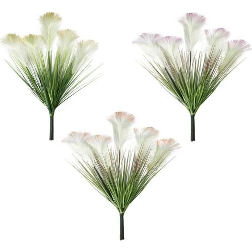 Artificial Plants Single Reed Onion Setaria Grass Greenery Home Decor Elegant Wedding Handle Flower