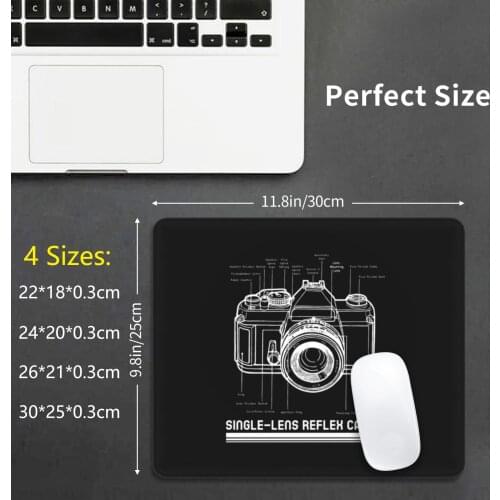Single-Lens Reflex Camera Mouse Pad DIY Print Camera Photographer Foto Snap Shooter Shooting Film