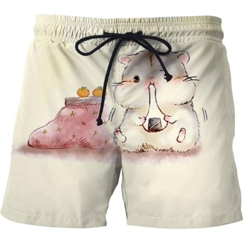 2021 Summer Mens 3D Printed Beach Shorts Running Sports Workout Shorts for Men Quick Dry Training Gym Athletic Mens Shorts