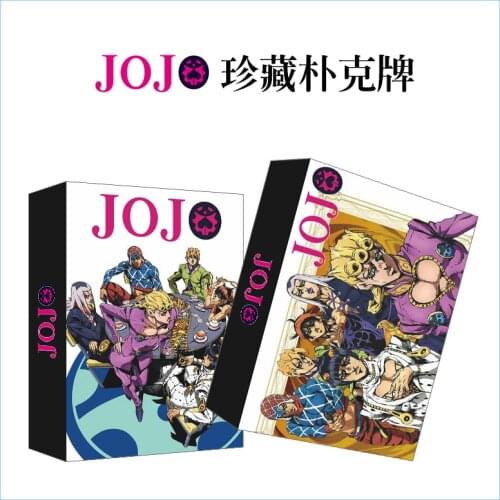 Anime JoJos Poker Cards Toy Demon Slayer: Kimetsu no Yaiba Cosplay Board Game Cards With Box Collection Gift