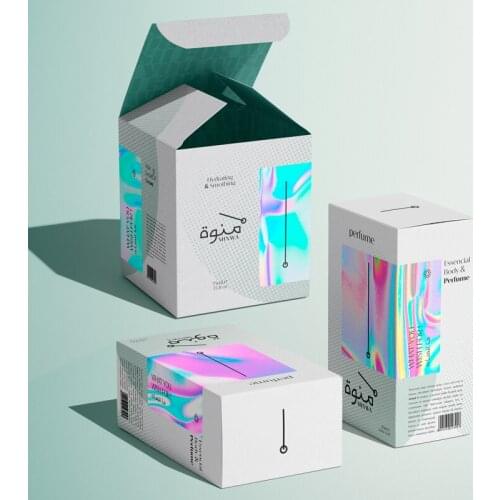 Custom logo printed paper private label skincare packaging shipping box for cosmetics
