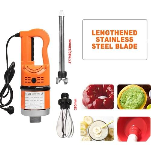 Portable Blender Food Mixer Commercial Ice Cream Stir Bar Mixing Machine Electric Meat Grinder Juicer Stick