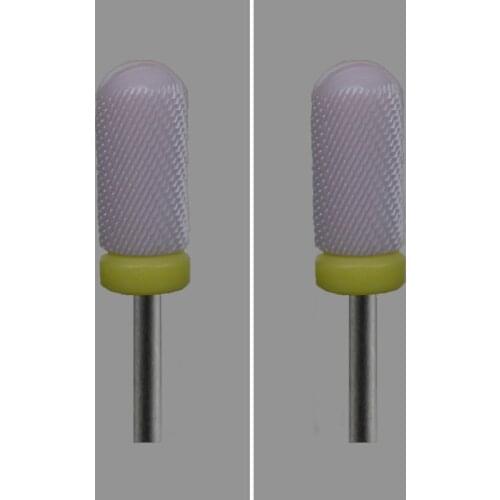 Pink Ceramic- 2Pcs-Nail Drill Bit - Large Rounded Top Bit - XF (2028.060)