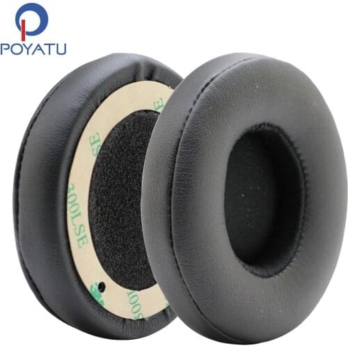 POYATU Replacement Earpads Ear Pads Cushions For Beats Solo 2 Solo 2.0 Wired Headphone Ear Pads 1 Pair PYT-185
