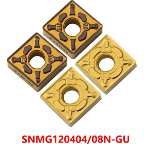 SNMG120404 SNMG120408 N-GU AC630M AC830P SNMG 120404 120408 Turning Tools Carbide Inserts Lathe Cutter CNC 100% Original