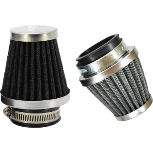 Universal Motorcycle Carburetor Air Filter Cleaner 35mm 38mm 42mm 45mm 58mm With Mushroom Head For Intake Pipe Modified Scooter