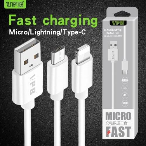 VPN is suitable for iPhone Android LeTV data cable iPhone 7 micro Type-C mobile phone charging cable batch