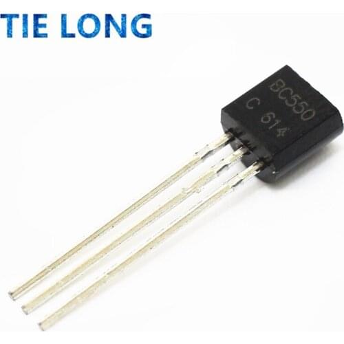 100PCS BC550C TO-92 BC550 TO92 550C new triode transistor