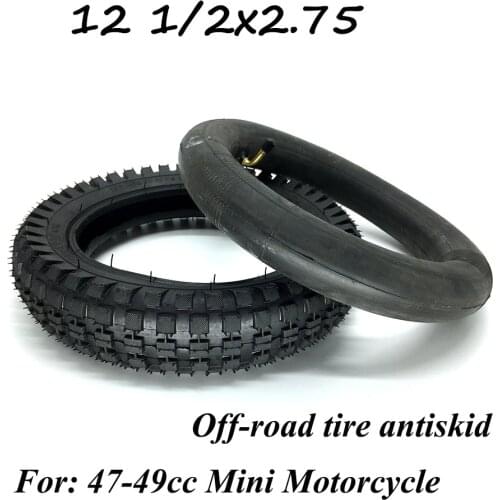 12 1/2x2.75 Off-Road Tires Inner Tube, 12-inch Super Wear-Resistant Tire for Electric Vehicle, Mini Motorcycle Tyre Parts