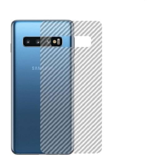 5Pcs/lot 3D Carbon Fiber Screen Protector For Samsung Galaxy S10e S10 Plus S10 S9 Plus Back Cover Protective Guard Film