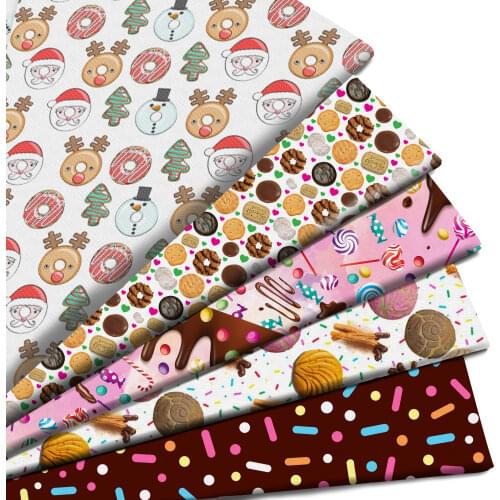 Feather Polyester Cotton Fabric for Tissue Kids home textile for Sewing Tilda Doll Cloth,c13756