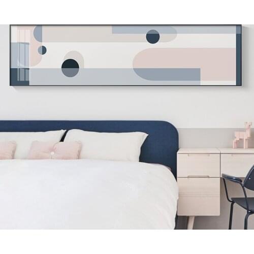 Abstract Macaron colour canvas painting posters and print minimalism home decor wall art pictures for living room bedroom lobby