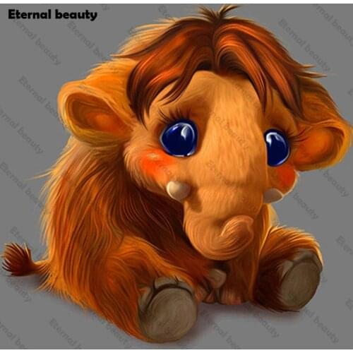 Cartoon Animals Diamond Painting 5D Diy Diamond Embroidery Rhinestone Mosaic Cross Stitch Kits Gift for Children Home Wall Decor