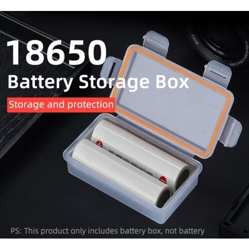 KingMa 10PCS Plastic 18650 Battery Protection Box Battery Holder Case For 18650 Battery Storage Case