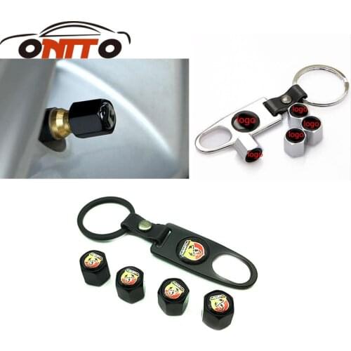 1 set Air Car Screw Cap Tire Valve Caps ABARTH logo for Tribeca Legacy Outback Impreza Forester Impreza WRX STI