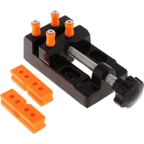 Multipurpose Mini Walnut Vise Clamp Table Bench Drill for Jewelry