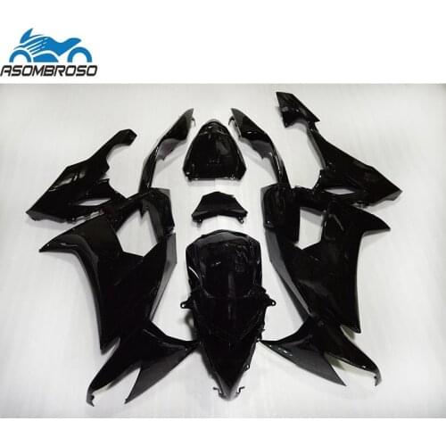 Upgrading your Motorcycle parts for Kawasaki Ninja ZX10R fairing kit 2008-2011 bright black fairing set zx10r 08 09 10 11 ZM06