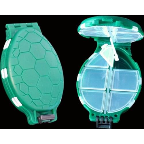 Plastic box fishing gear bait bait hook box accessory box / toolbox 11x7.4x3.2CM