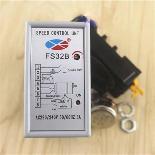 Motor governor 220V AC SS-32 FS32B Single phase motor controller separated switch speed regulation