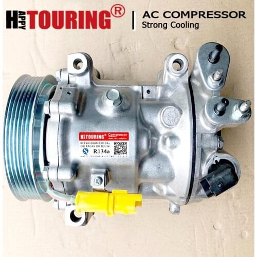 SD7C16 AC Compressor for PEUGEOT 407 607 CITROEN C5 9648138680 9648238480 9656572480 9656572680 9660555280 6453WY 6453PQ 6453RG