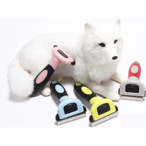 Pet Dog Hair Remover Cat Grooming Brush Tools Detachable Clipper Fur Hair Trimmer Combs Cleaning Brush Pet Supplies